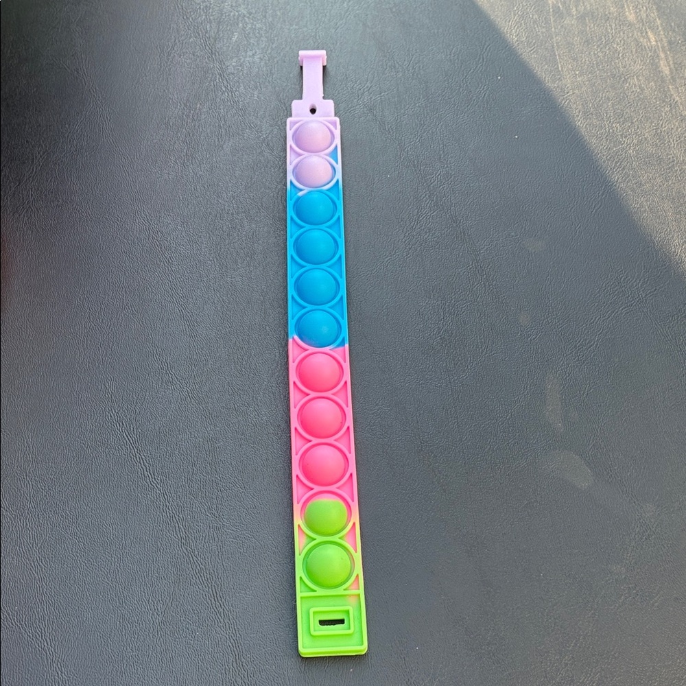Colorful Pop It Fidget  Bracelet
